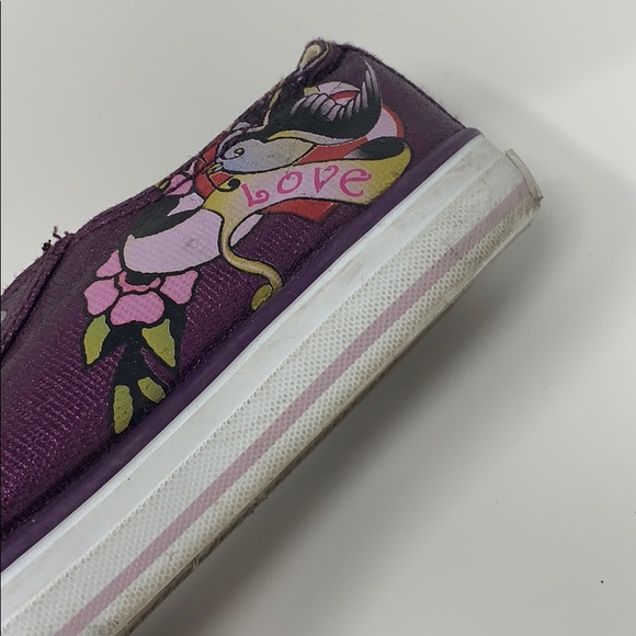 Purple bling woman’s gym shoe; good condition - Picture 13 of 16